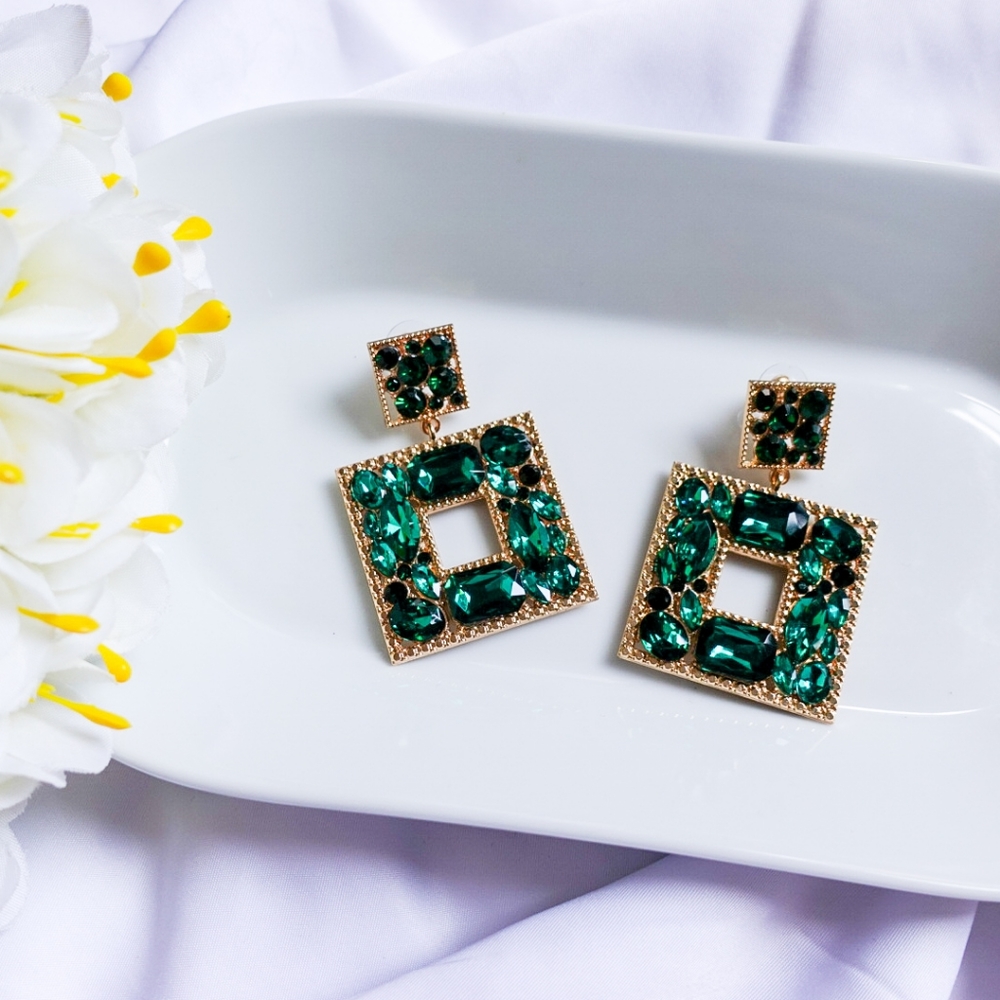 MARIAH EARRINGS- Green